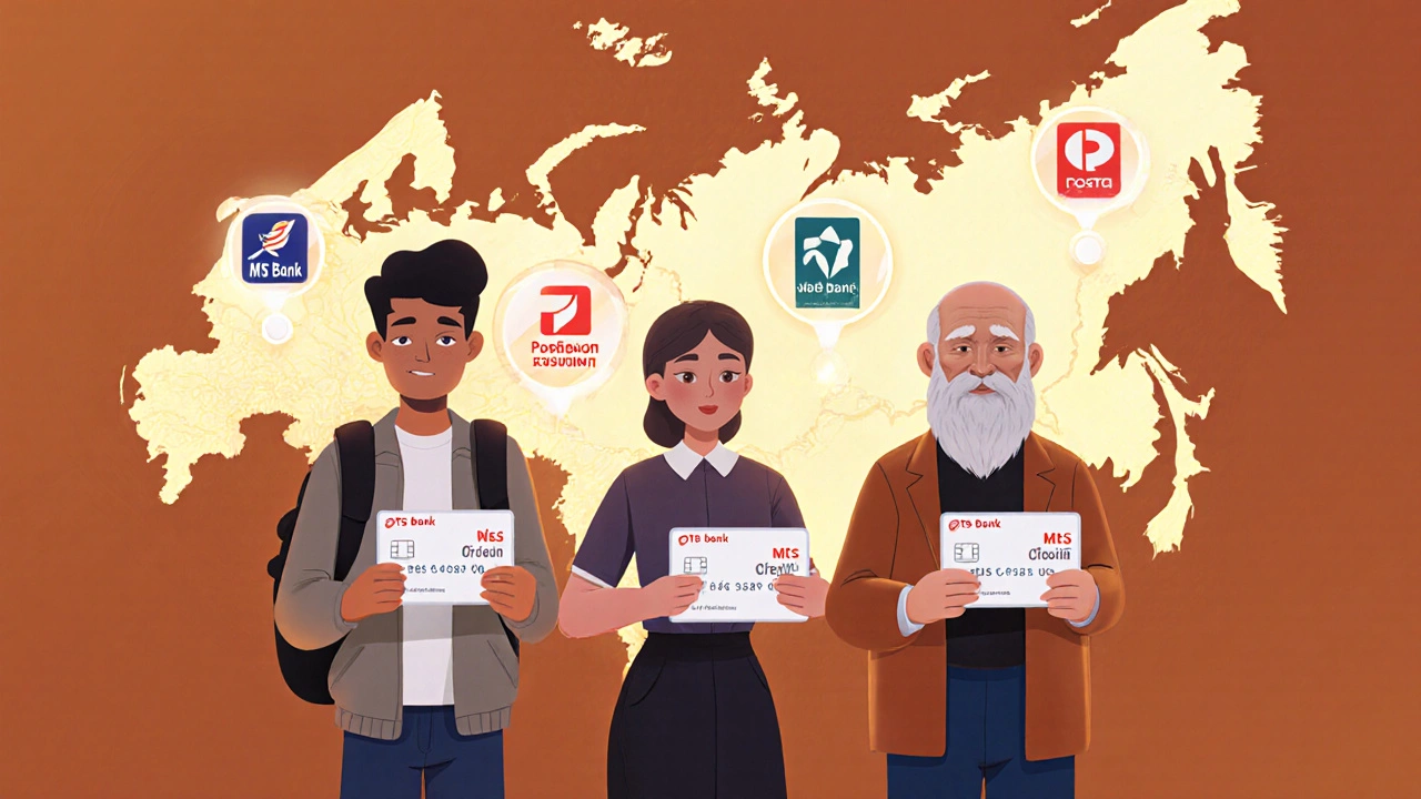 Разные люди получают цифровые кредиты через банки с минимальными требованиями в России.