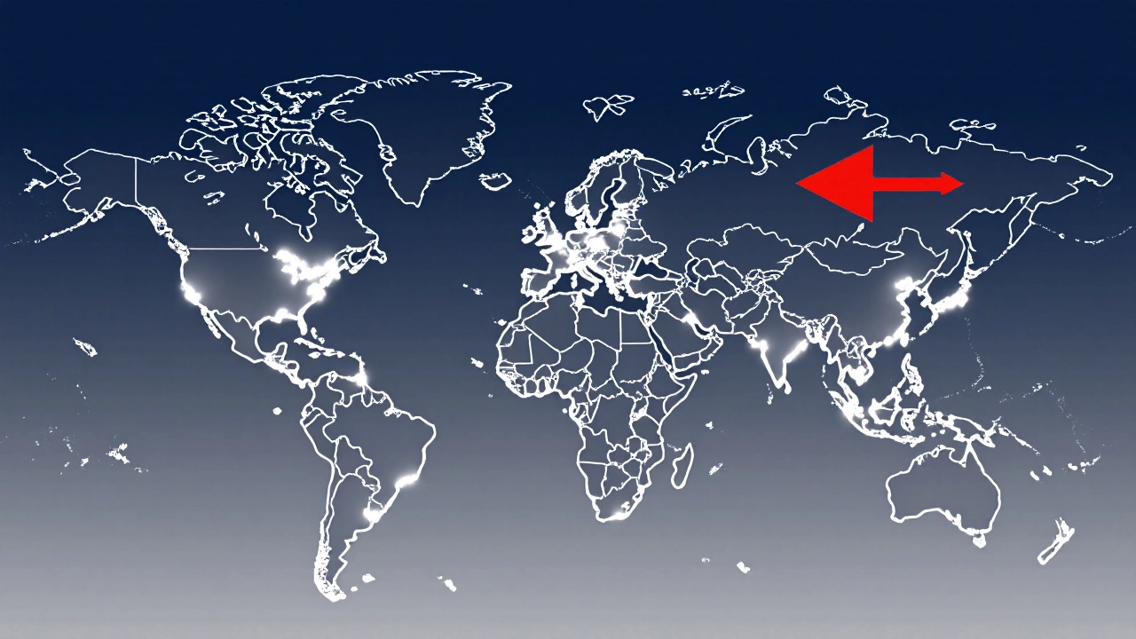 Карта мира с областями низких процентных ставок по кредитам в 2025 году
