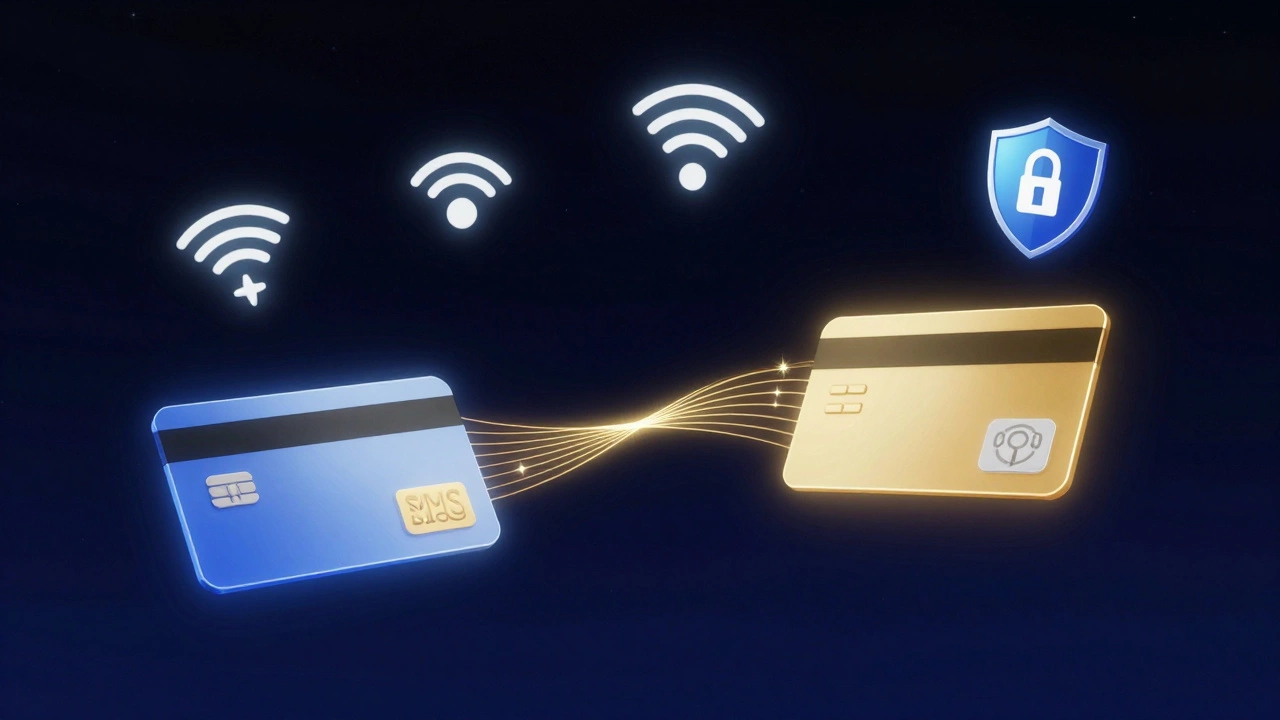 Цифровой перевод между картами через защищённый поток данных